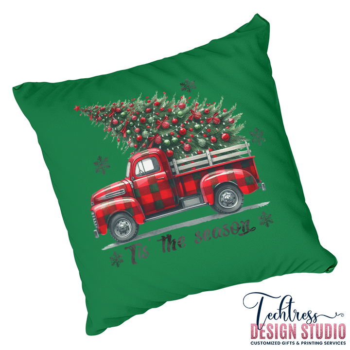 customized-pillow-christmas-design-truck